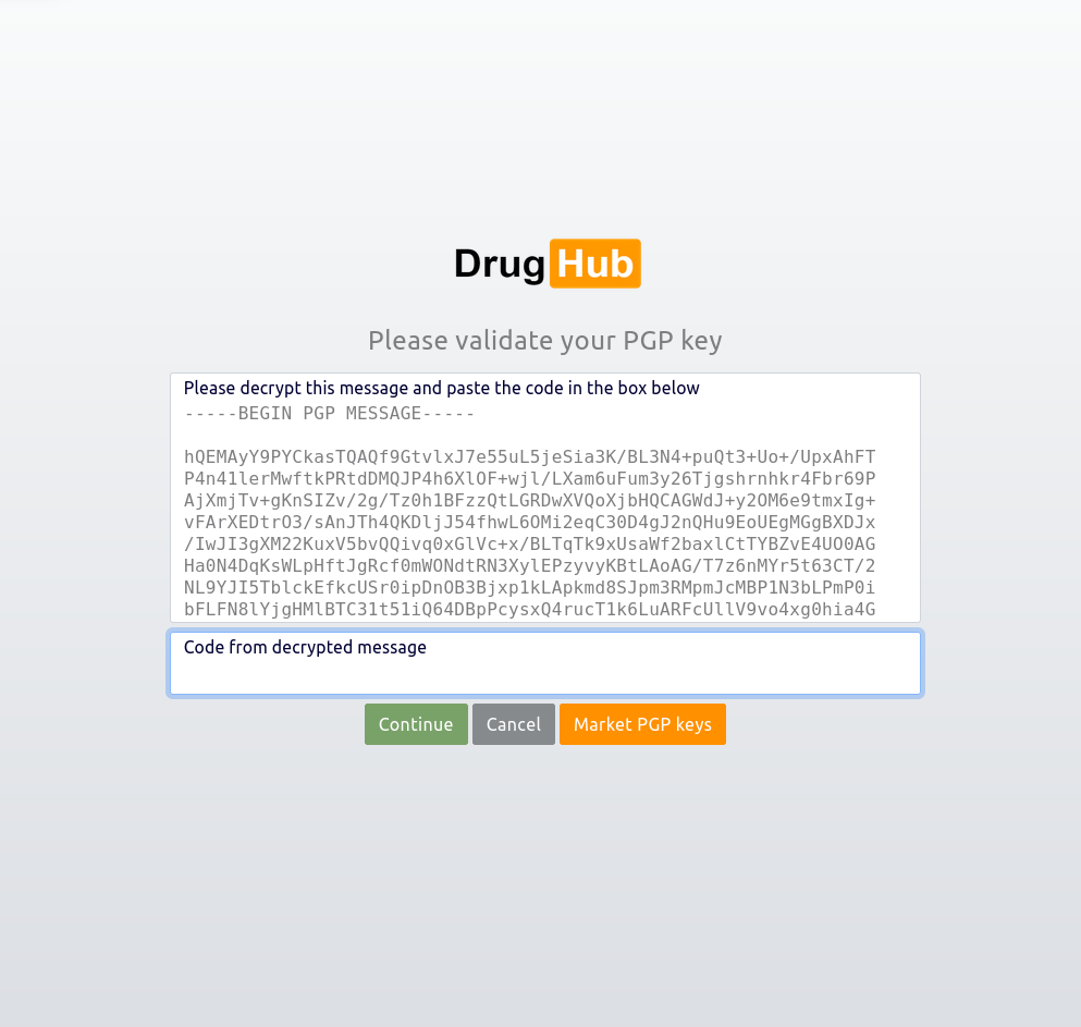 DrugHub Market Decrypt
